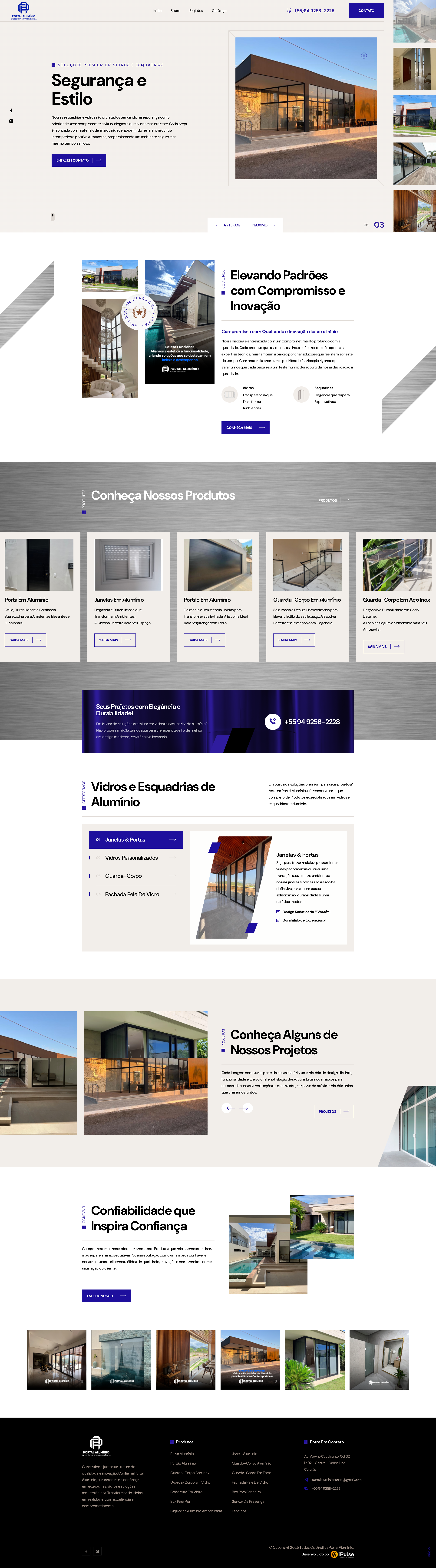 Portal Aluminio
